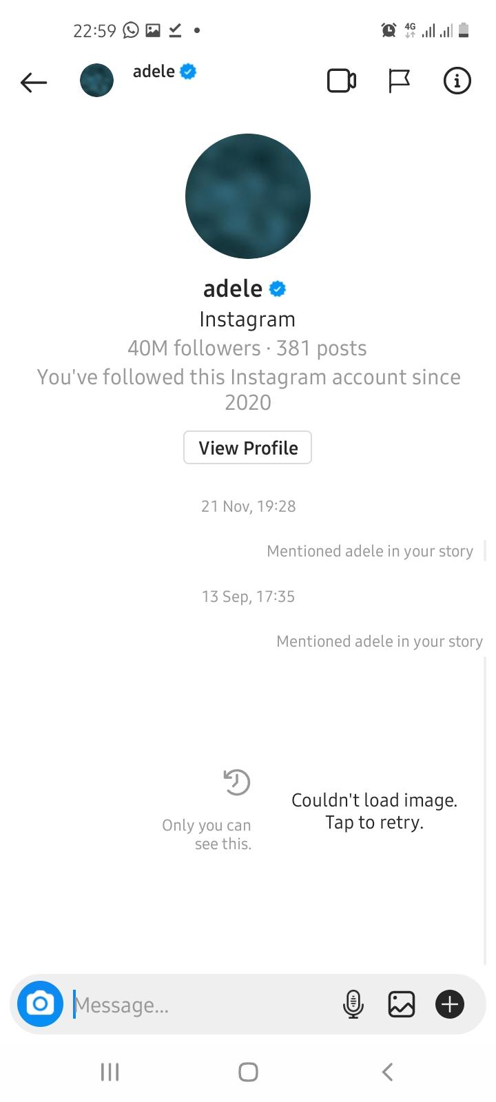 instagram chat theme