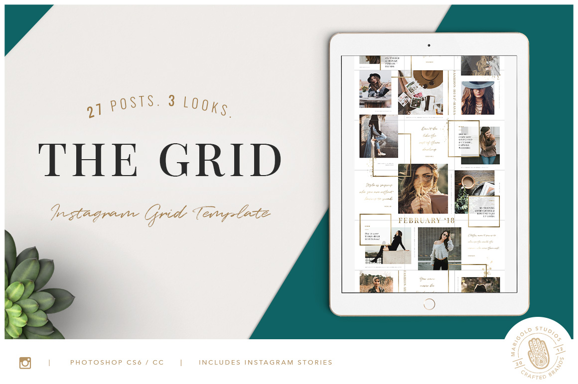 Instagram Grid Template