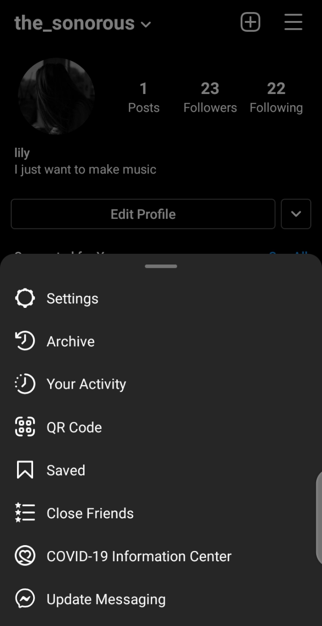 select settings accounts 